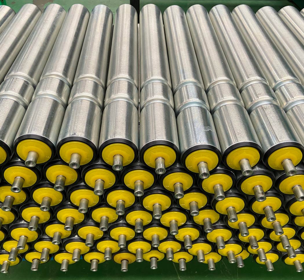 Double Grooved O-Belt Conveyor Rollers