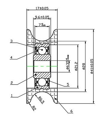 Deep Groove Pulley Bearing