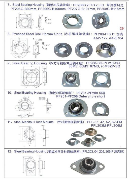  PFL 2 Bolt Pressed Steel 