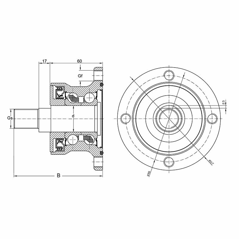 BAA-0005 Agri Hub Bearing Units Specifi